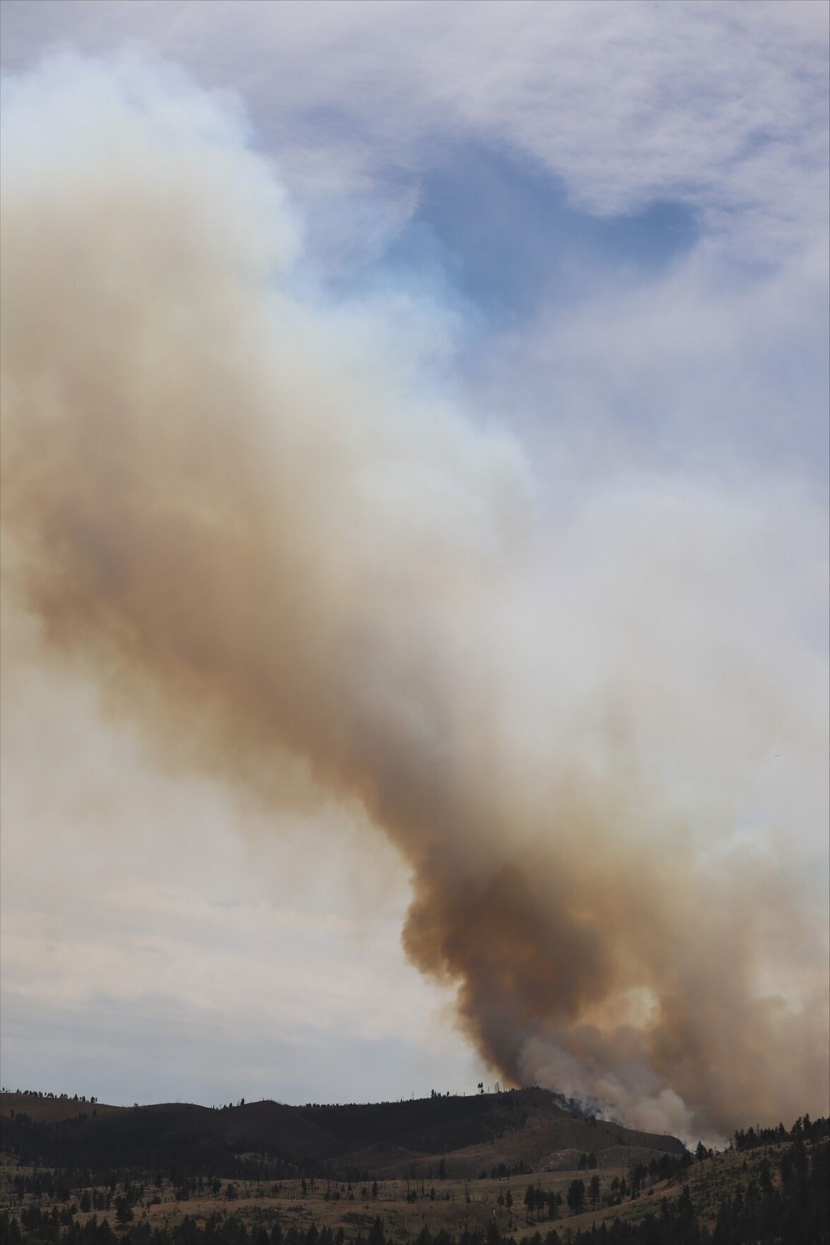 Smoke plume